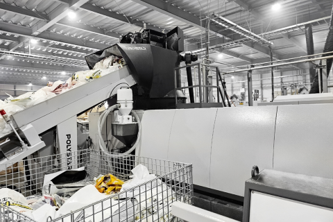 Installation of Versatile Recycling Machine in Japan
